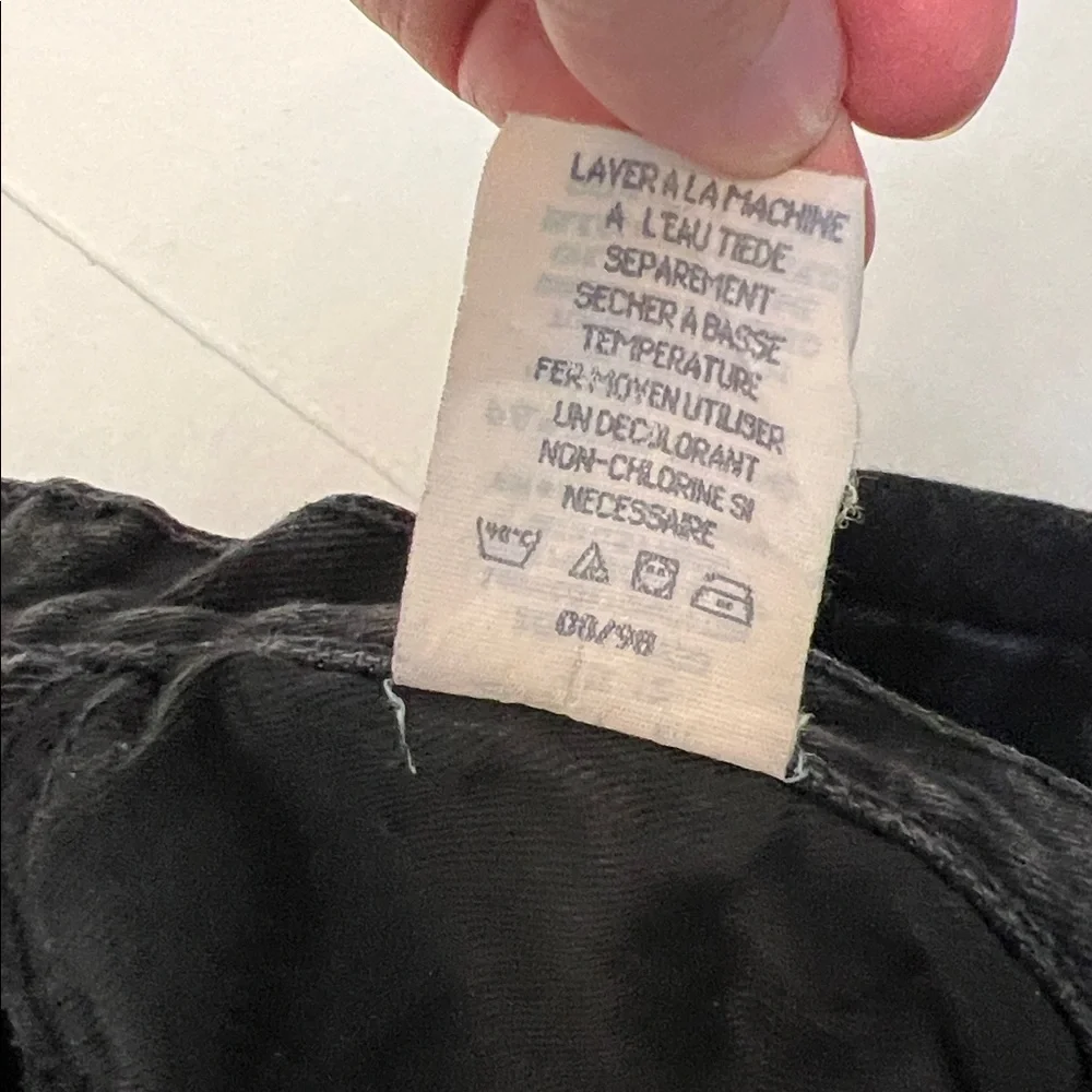 90’s TOMMY HILFIGER BLACK STRAIGHT LEG HIGH WAIST JEANS